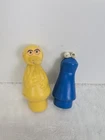 Vintage Little People Sesame Street Figure Cookie Monster Big Bird 70s