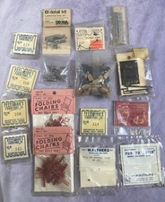 Lot Of 16 Various VTG HO 1/87 Scale Detail Accessories Train Inc Fezziwigs