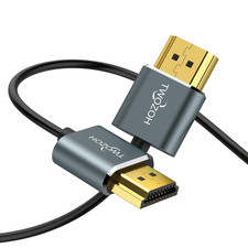 Ultra-Thin Long HDMI to HDMI Cable 25FT, Hyper Slim HDMI 2.0 Cable, Extreme Flex
