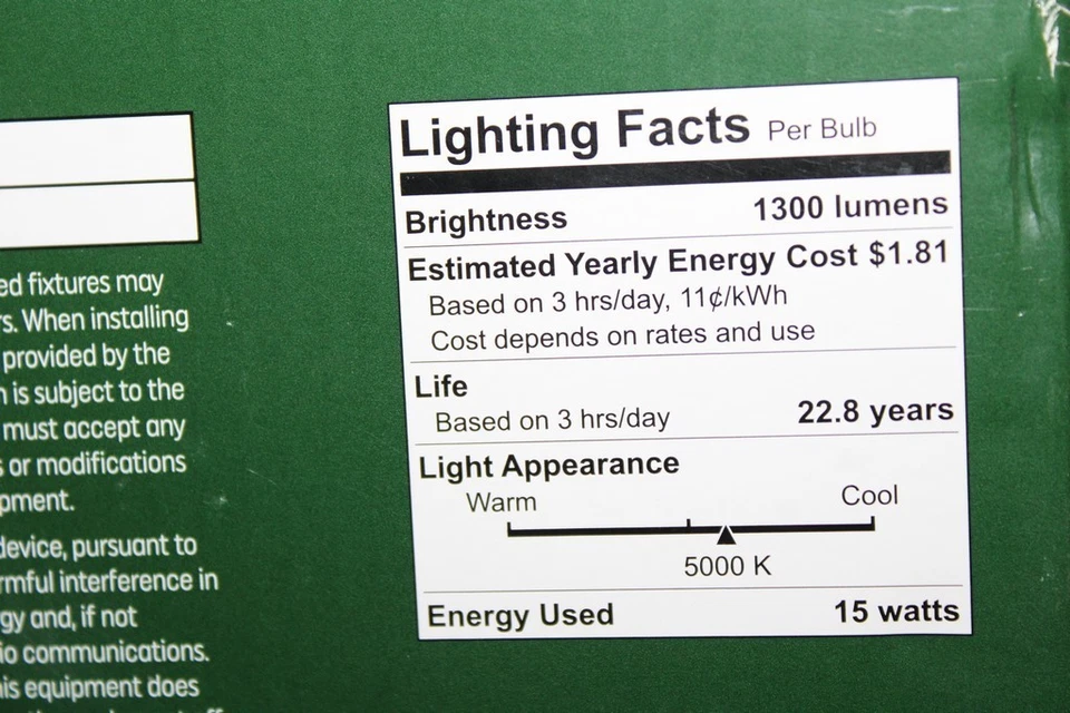 GE Outdoor Style 90w Replacement 15w LED Flood Bulbs PAR38 Med Base 4-Pack - Image 4 of 4