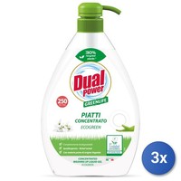 Dual power SpüLmittel 3X 1000 Ml FlüSsig, Dispenser Greenlife, Made In Italy