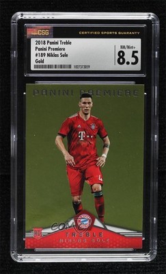 2018-19 Panini Treble Gold 20/25 Niklas Sule #189 CSG 8.5 07vd