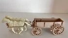 MARX BATTLE of LITTLE BIG HORN- TAN SP WAGON W/HORSES- VERY GOOD - HTF MUST SEE