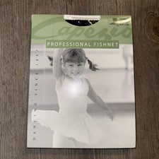 Capezio 3000 C Professional Fishnet Tights Youth Black Size Large XL L/XL NEW