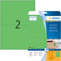 2-20X Herma Universal-Etiketten Special, 199,6 X 143,5 Mm, GrüN Spare Bis Zu 32%