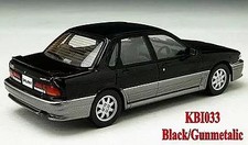 1/43 Mitsubishi Galant VR-4 1990 Black Gunmetal Diecast KBI033