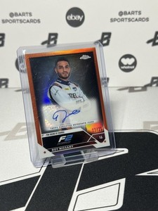 2023 Topps Chrome Formula 1 Roy Nissany Orange Refractor Auto 13/25 #CAC-RN F2