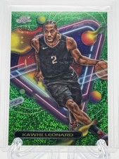 Topps Cosmic Chrome 2023-24 Kawhi Leonard #154 Green Space Dust /75 Clippers NBA