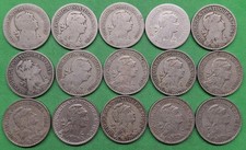 Lot of 15 Different Old Portugal 1 Escudo Coins 1927-1966 Vintage World Foreign