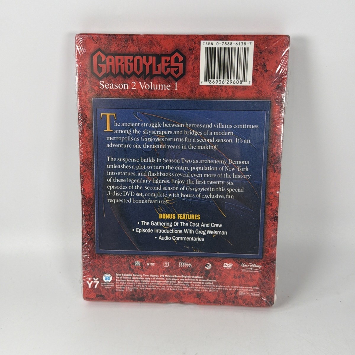 Gargoyles: Season 2 - Vol. 1 (DVD, 2005, 2-Disc Set) for sale