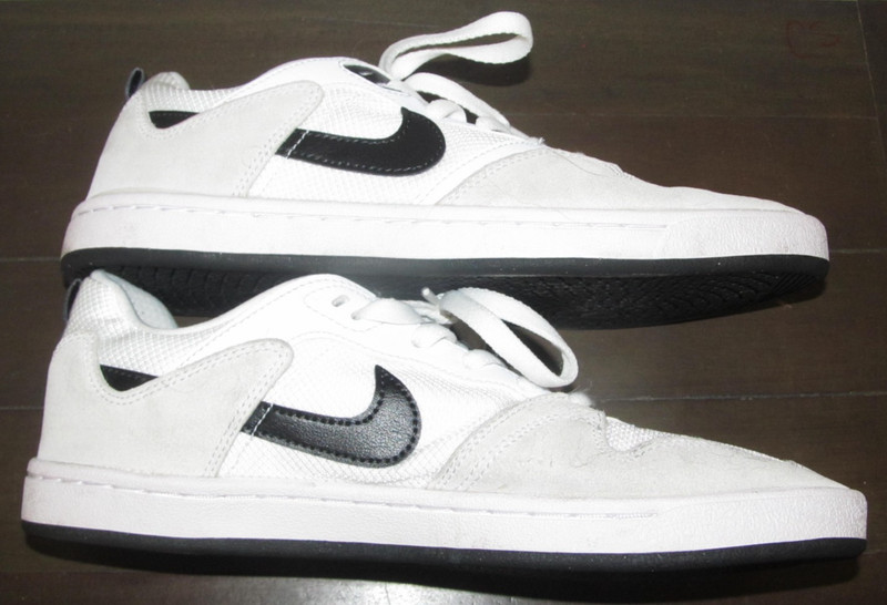 Nike Womens SB Alleyoop CQ0369-100 White Casual Shoes Sneakers Size 9.5