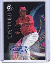 2018 Enyel De Los Santos Bowman Platinum   Auto  RC     #TOP-46 (H234)