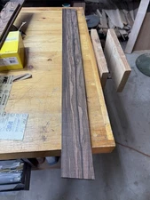 Mun Ebony Fingerboard Blank - BIG & LONG - Bass, Electric