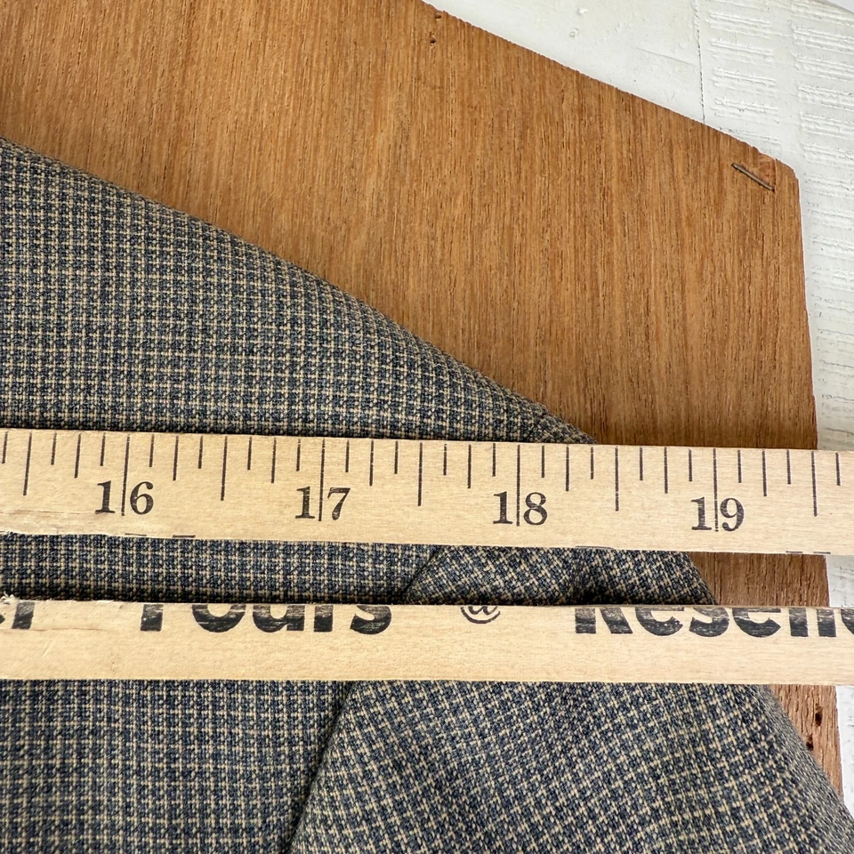 De Colección Traje Southwick Para Hombres 40R Taupe 2 Botones 100% Lana Lona Hopsack Pantalones 36x28 Foto 4 de 4