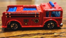 Hot Wheels Fire Eater 1:64 Diecast Fire Truck Fire Vehicle Red Blue Black 1976