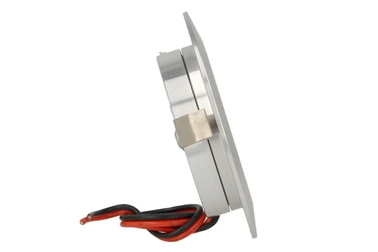 Mini Faretto Led Da Incasso Rotondo 3W AC/DC 12V DC 24V Bianco Neutro Foro 50mm - Immagine 3 di 3