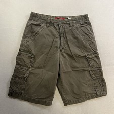 Vintage Union Bay Cargo Shorts Adult 33 Olive Grunge Y2K Baggy Relaxed Skater
