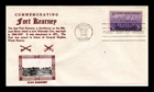 DR JIM STAMPS US COVER FORT KEARNY CENTENNIAL FDC SCOTT 970 CROSBY PHOTO CACHET