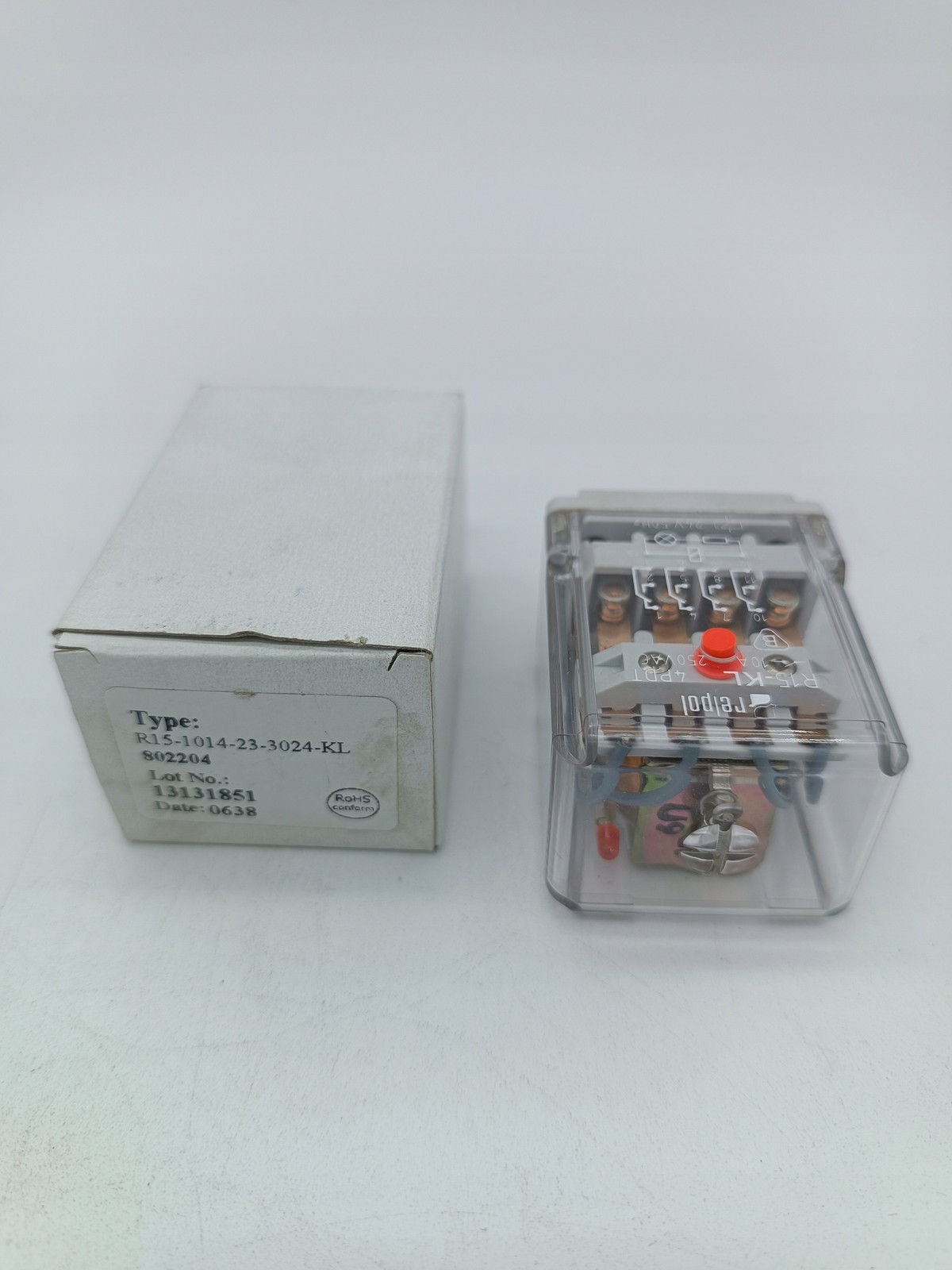 Relpole Relay R15-1014-23-3024-KL 4P 24VAC 10A