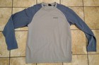 Patagonia Long Sleeve Baseball Style Organic Cotton Shirt Mens Large L Mountains — photo 3