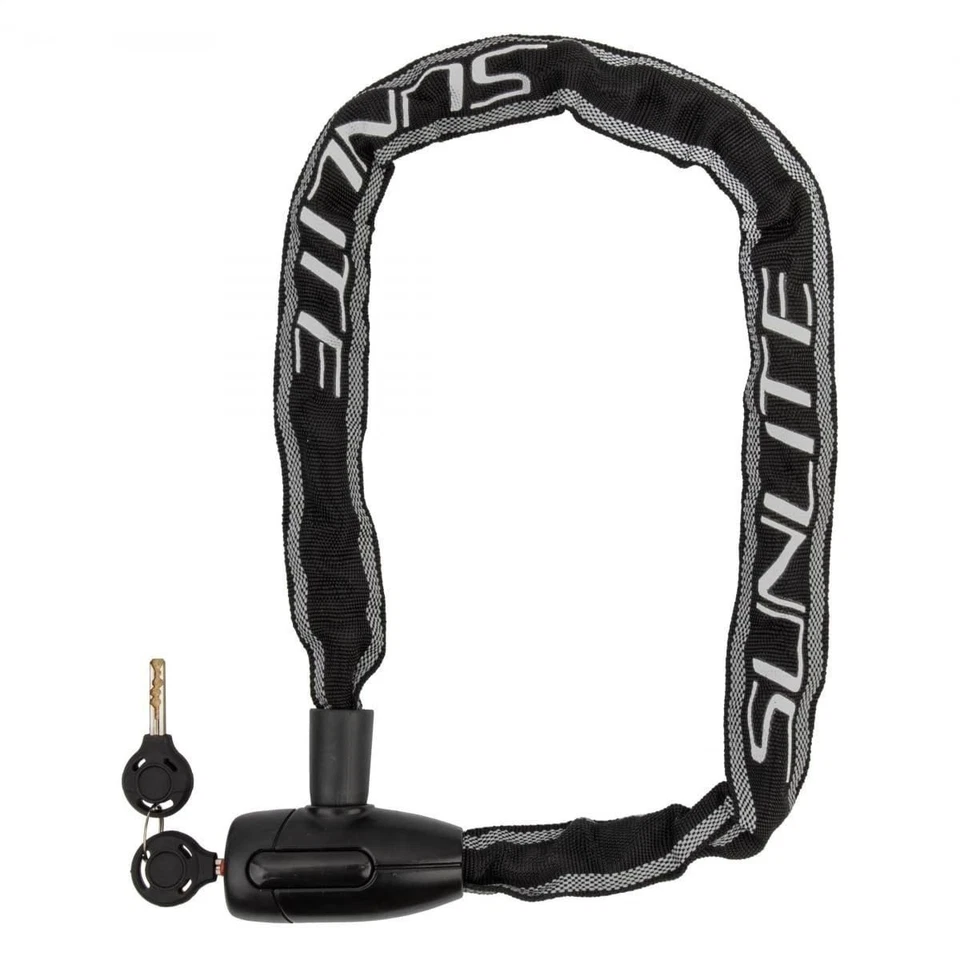 Sunlite Defender Chain Lock, Black/Reflective 6mm x 35" - Image 2 of 2