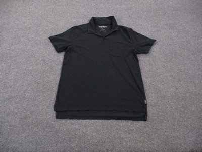 Todd Snyder Shirt Men S Black Stretch Golf Polo Classic Business Preppy USA Made