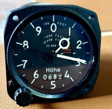 Wysokościomierz VDO Helikopter BO 105 HM 547 Wysokościomierz Samolot Oldtimer