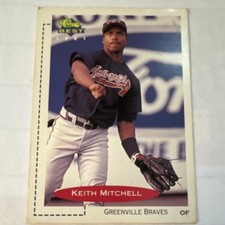 Classic Games 1991 Best Keith Mitchell #224 Atlanta Braves Baseball Card MLB