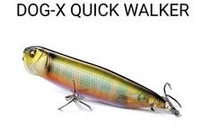 Megabass Dog-X Quick Walker JDM Topwater Lure - Choose Color