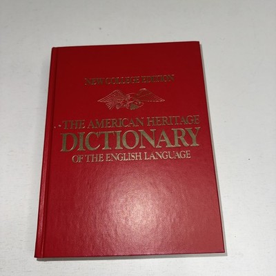The American Heritage Dictionary Of The English Language 1969 INDEXED Vintage