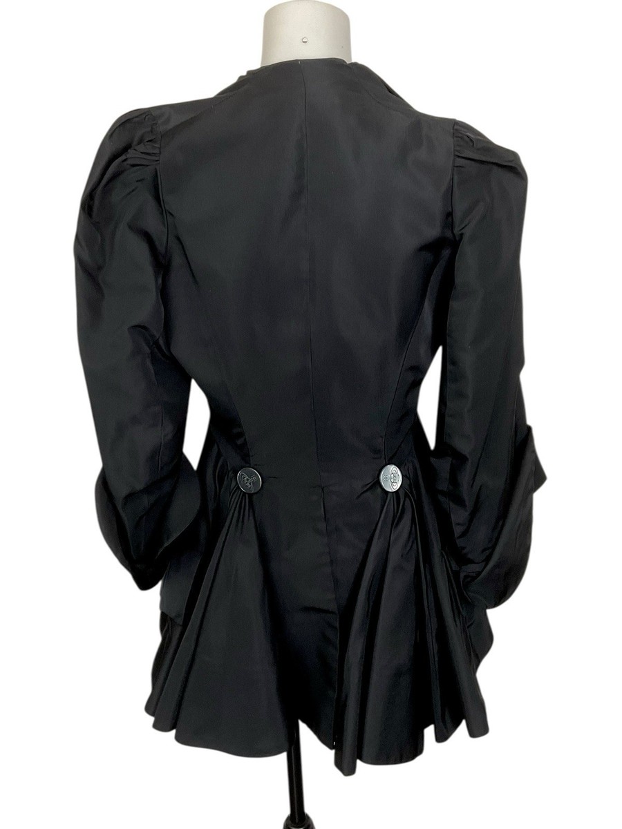 VIVIENNE WESTWOOD GOLD LABEL ICONIC SILK JACKET WITH CORSET US SIZE 2 View 4