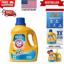 Plus OxiClean Fresh Scent, 77 Loads Liquid Laundry Detergent, 100.5 Fl oz 0.16 per gallon