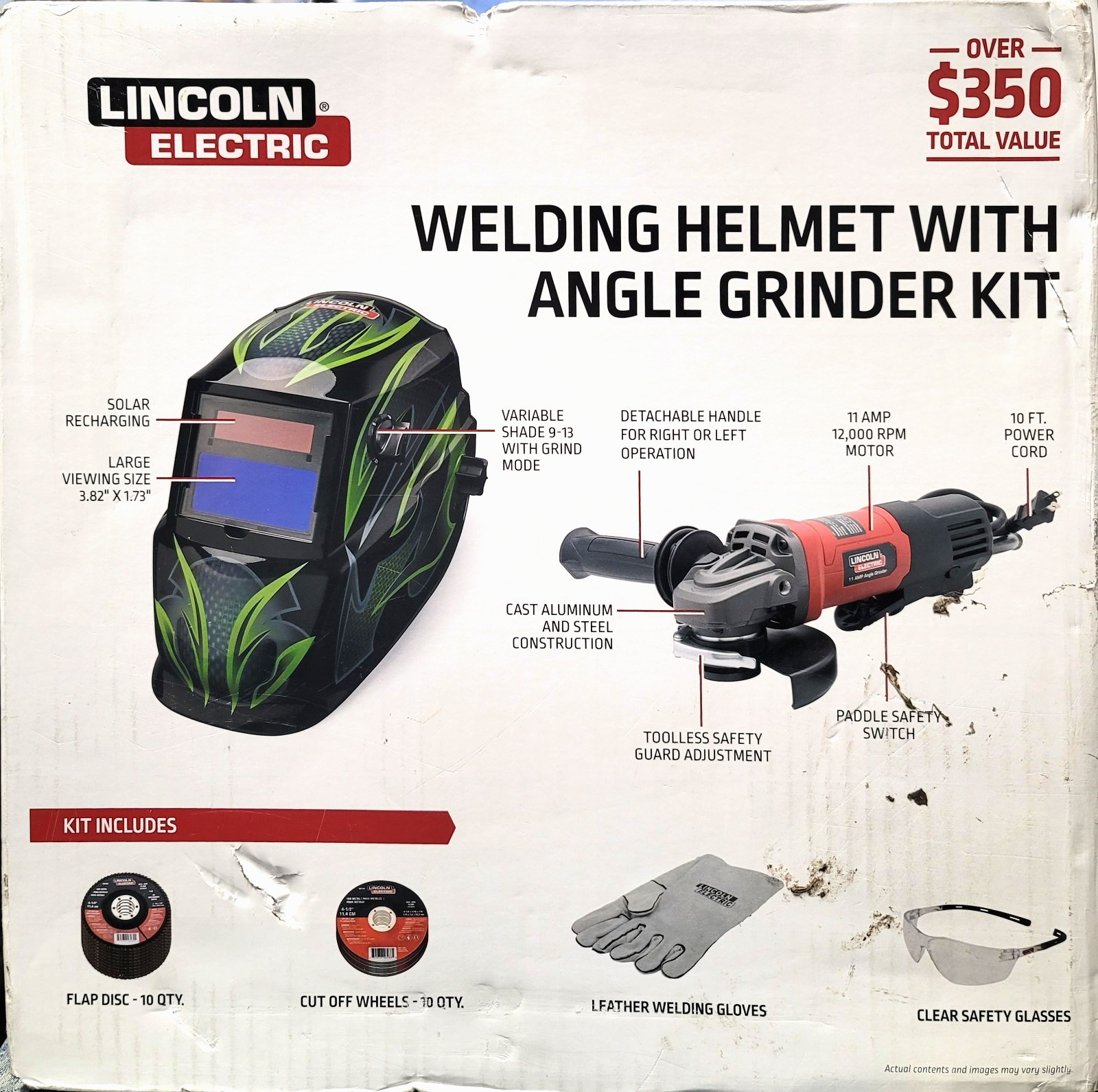 With Angle Grinder Kit K5594-1  -new Fast Ship
