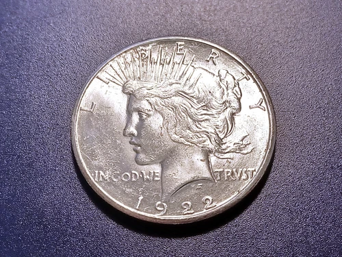 Choice BU 1922-S U.S. Peace Dollar