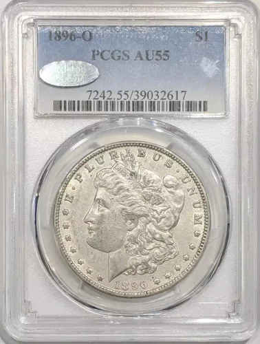 1896 O Morgan Silver Dollar PCGS AU-55 Littleton Select