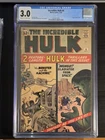 INCREDIBLE HULK #4 (1962) - CGC GRADE 3.0 - MARVEL 1ST APP MONGU ORIGIN RETOLD