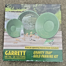 Garrett Gravity Trap Gold Panning Kit Model 1651300 w/ Prospecting Book