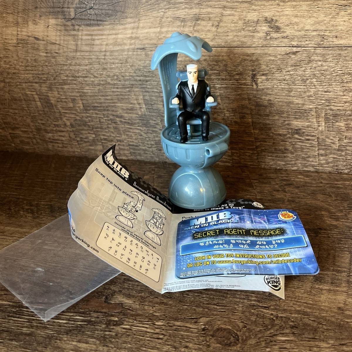 バーガーキング 米国 ミールトイ2002年 メン・イン・ブラック2全10個