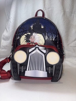 Loungefly Disney Cruella Deville Driving Car Mini Backpack NWT
