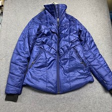 Columbia Omni-Heat Interchange Women's Jacket Size S Blue Puffer Thermal Comfort