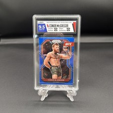 2021 PANINI PRIZM UFC DEBUT EDITION CONOR McGREGOR #30 BLUE /199 HGA 9.5 GEM MT