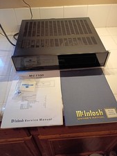 McIntosh MC7100 Stereo Power Amplifier good Condition Working w/ Manual