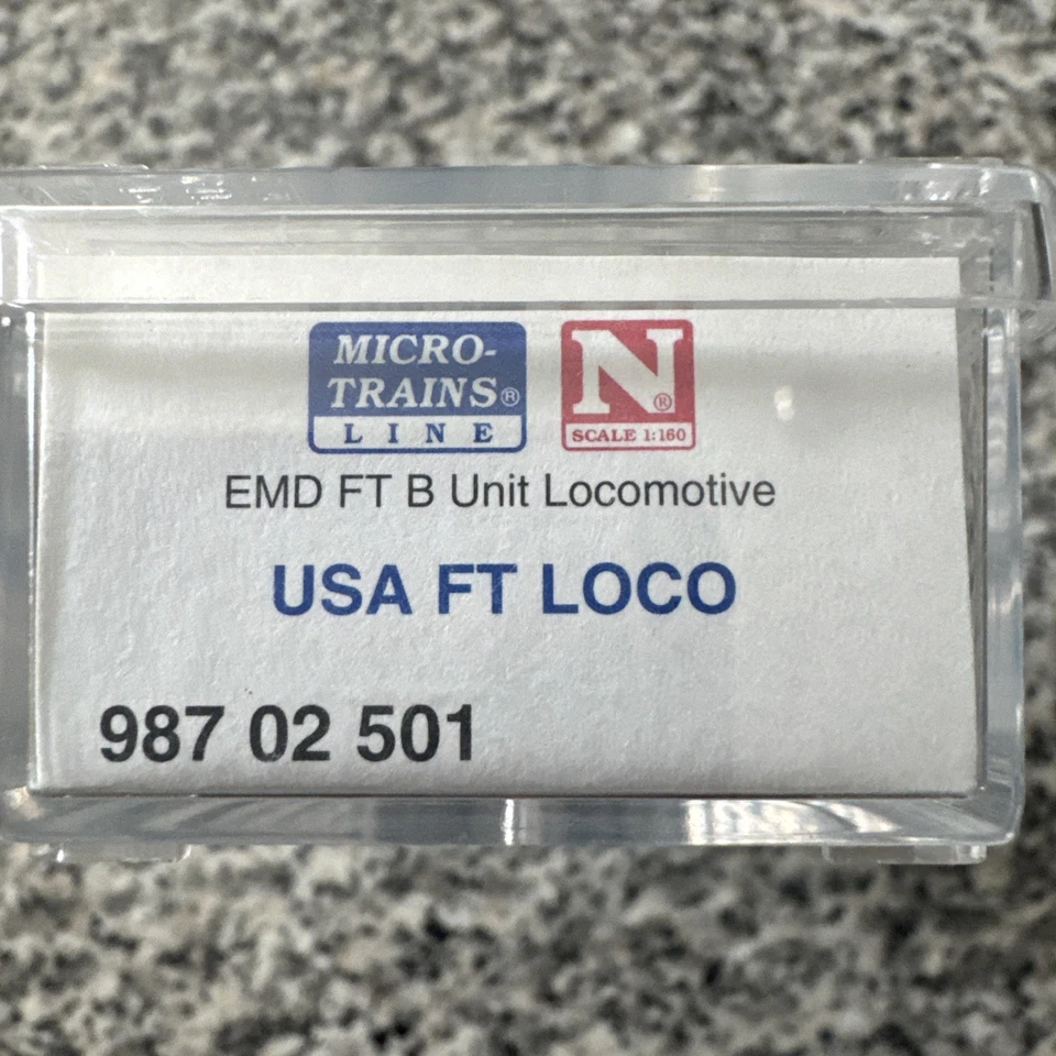 N-Scale Micro Trains, USA FT LOCO/EMD FT B Unit Locomotive - Image 2 of 4