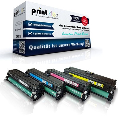 4x Super XL Tonerkartuschen für HP ColorLaserJet-Enterprise-MFP-M-553x HP 508X F