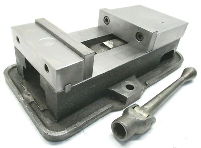 KURT ANGLOCK 6'' MILLING MACHINE VISE w/ JAWS & HANDLE - #D60