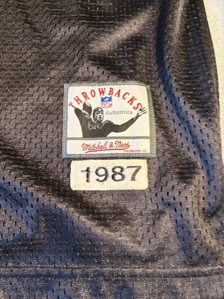 Camiseta Bo Jackson Oakland Raiders 1987 de Mitchell & Ness. Talla 60. Cosido. Foto 2 de 4