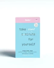 Busy Co. Soothing Large Body Cleansing Cloth (Calm Line - Unscented)