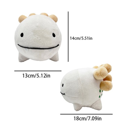 Cute Deepwoken Sharko Smiling Big Mouth Salamander Children Stuffed Xmas TJO - Picture 3 of 10