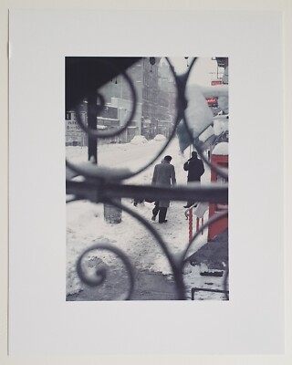 Collotypie Saul LEITER - Untitled 50s - Atelier Benrido