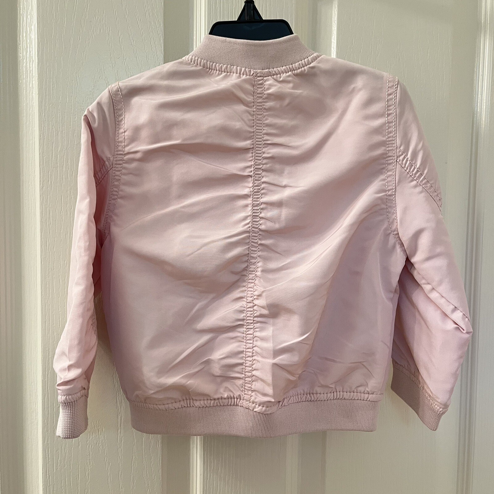 H&M Pale Pink Bomber Jacket Girls Size 2-3 years NWT thumbnail 8